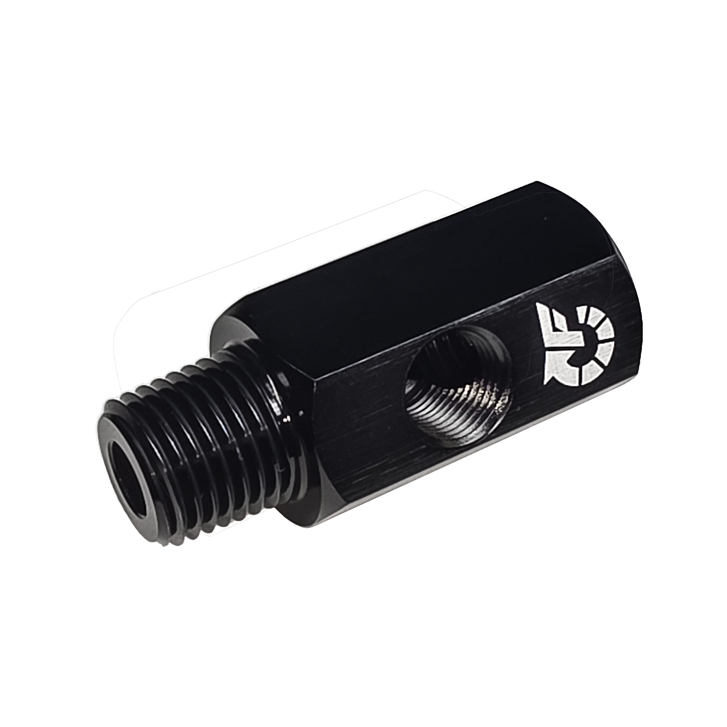Flo Supply 1/4" NPT Male Swivel To 1/8" NPT Female Adapter With 1/8" NPT Port