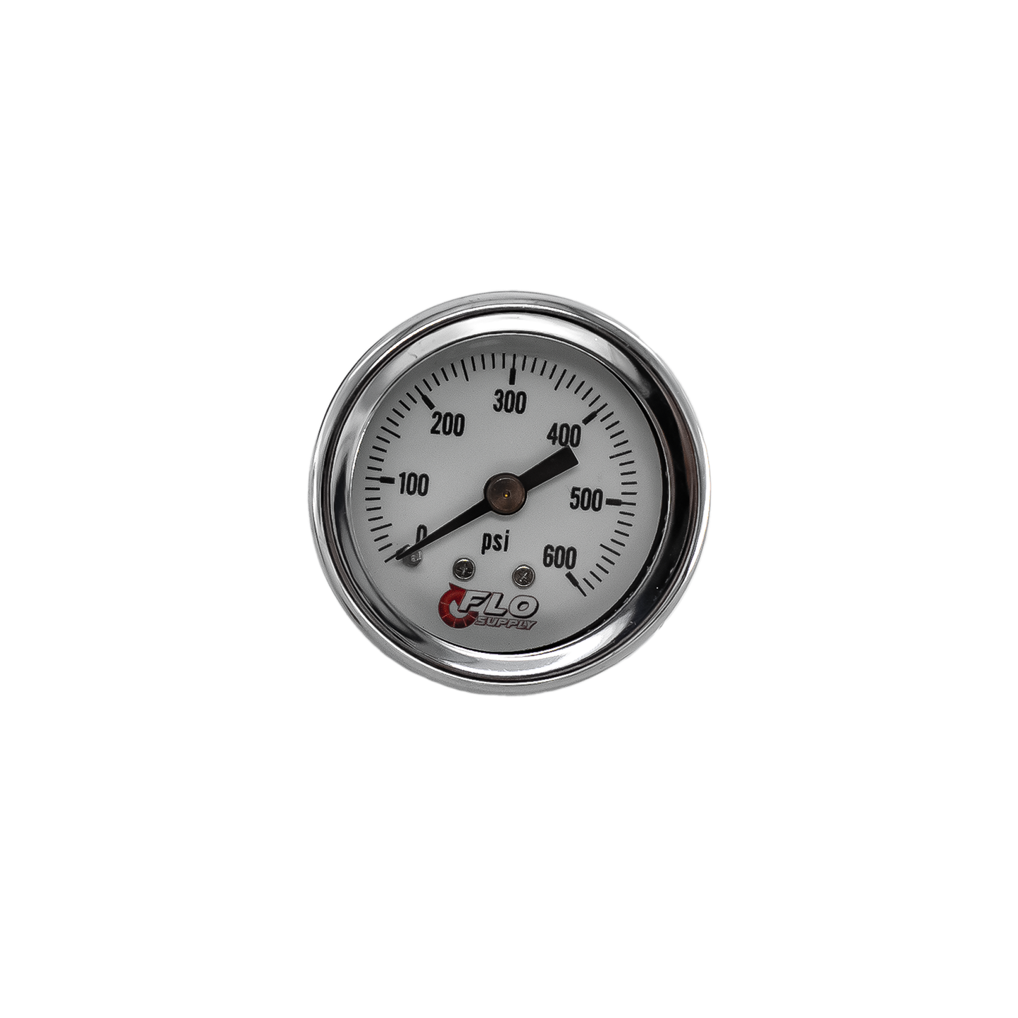 Luminescent CO2 Pressure Gauge - Back Inlet / 0-600 PSI