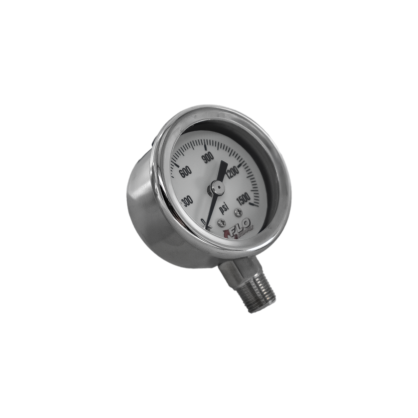 Luminescent CO2 Pressure Gauge - Bottom Inlet / 0-1500 PSI
