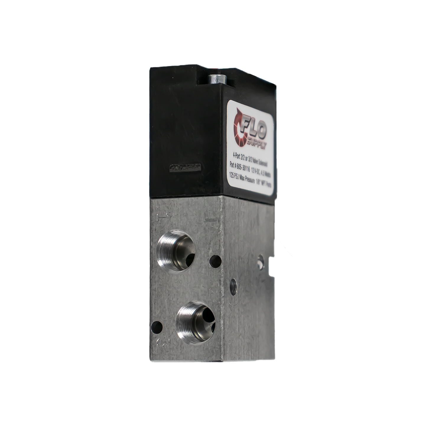 Flo Supply 4 Port Solenoid Valve - (2/2 or 3/2 Valve)