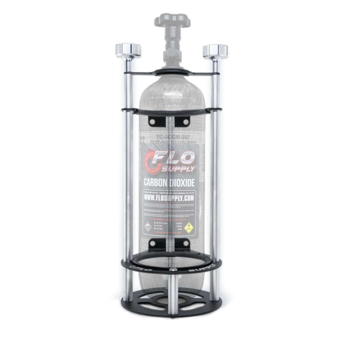 Race-Light Single 4.5lb Composite Bottle Bracket - Vertical