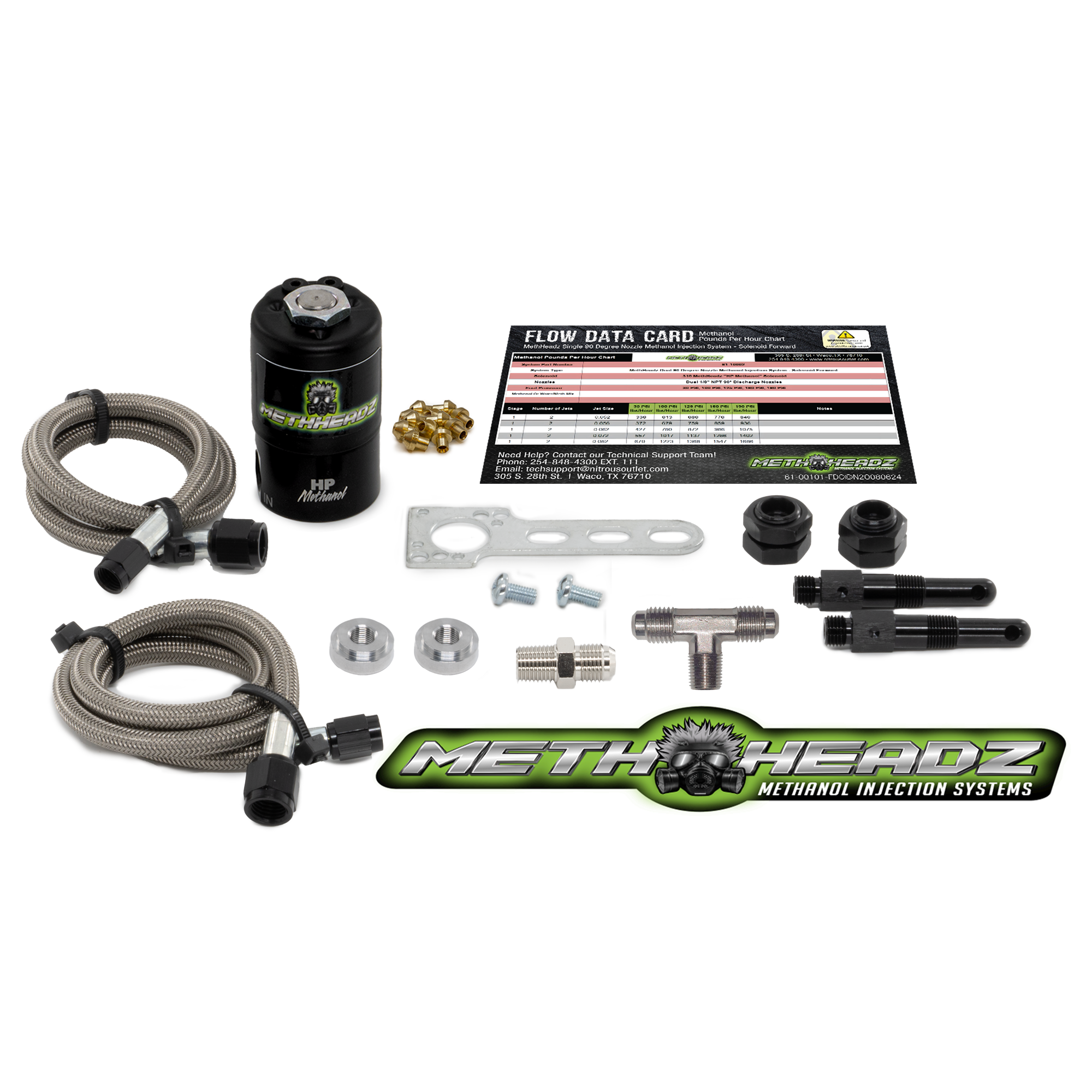 MethHeadz Dual 90 Degree Nozzle Methanol Injection System