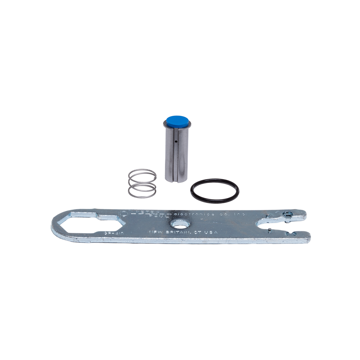 .310 High Pressure Alcohol Fuel Solenoid Rebuild Kit - Piston / Spring / O-Ring / Solenoid Wrench