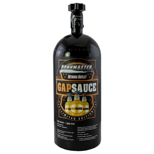 Limited Edition DonkMaster "Gap Sauce" 10lb Nitrous Bottle & High Flow Valve