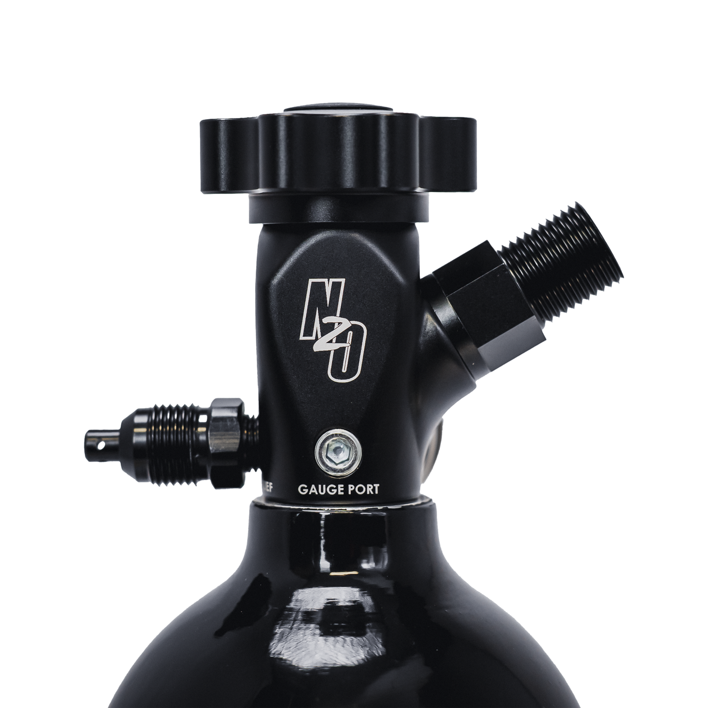 Nitrous Outlet 2.5lb PowerFlow Sport Nitrous Bottle - Billet .355 ID Valve With Out Pickup Tube