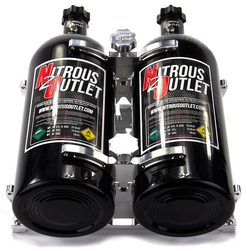 Dual Billet 10lb/15lb Nitrous Bottle Bracket
