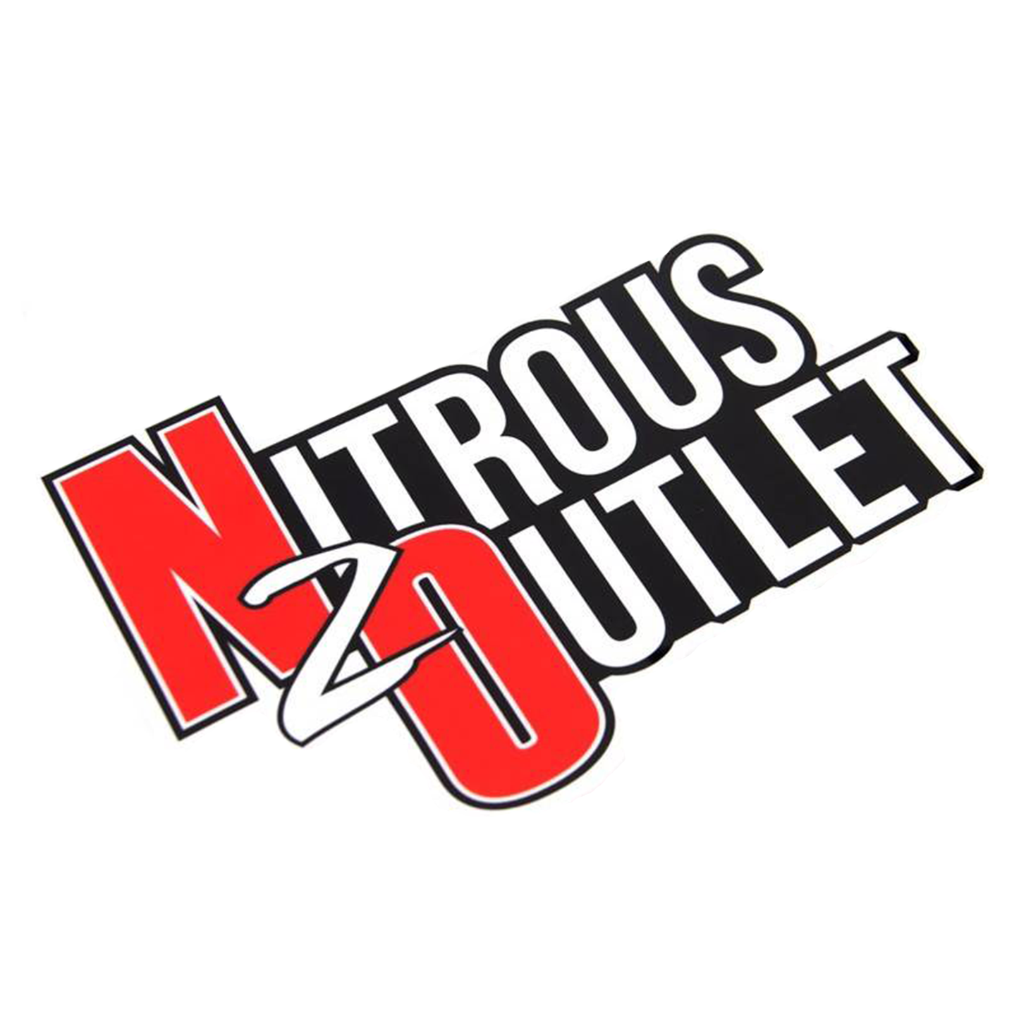 Nitrous Outlet Contour Cut Sticker (Medium 8X6) *Free Shipping*