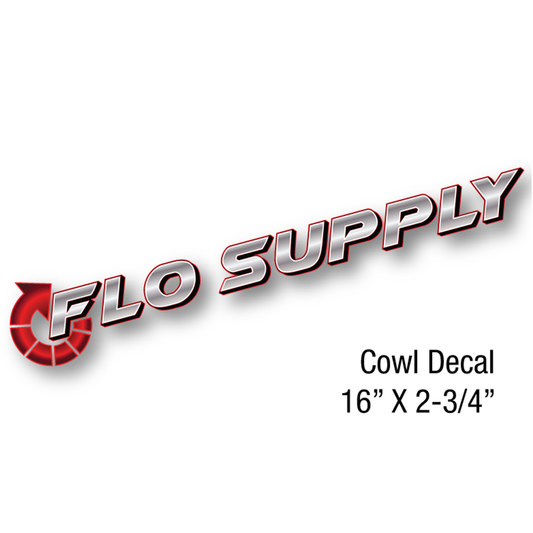 Flo Supply Decal - Die Cut (16" x 1.25")
