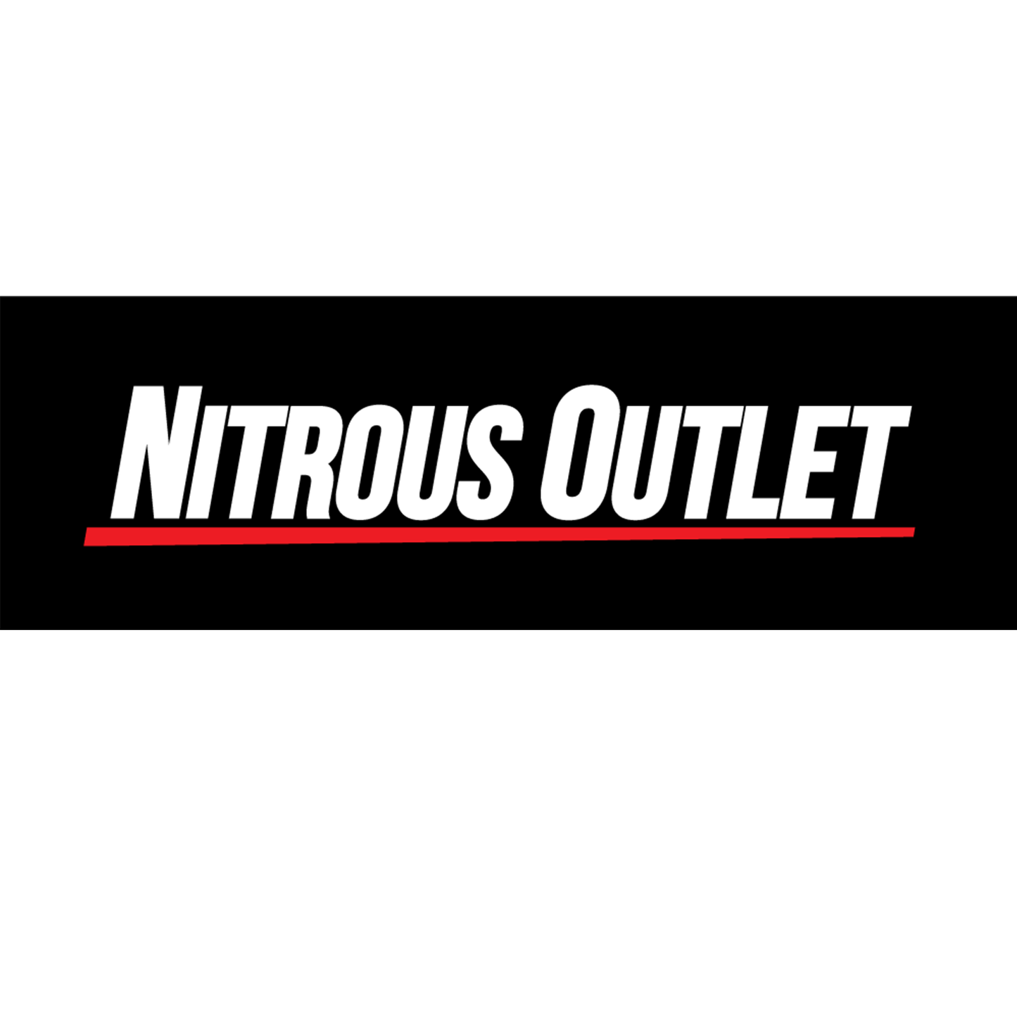 Nitrous Outlet Cowl Underline Logo Sticker