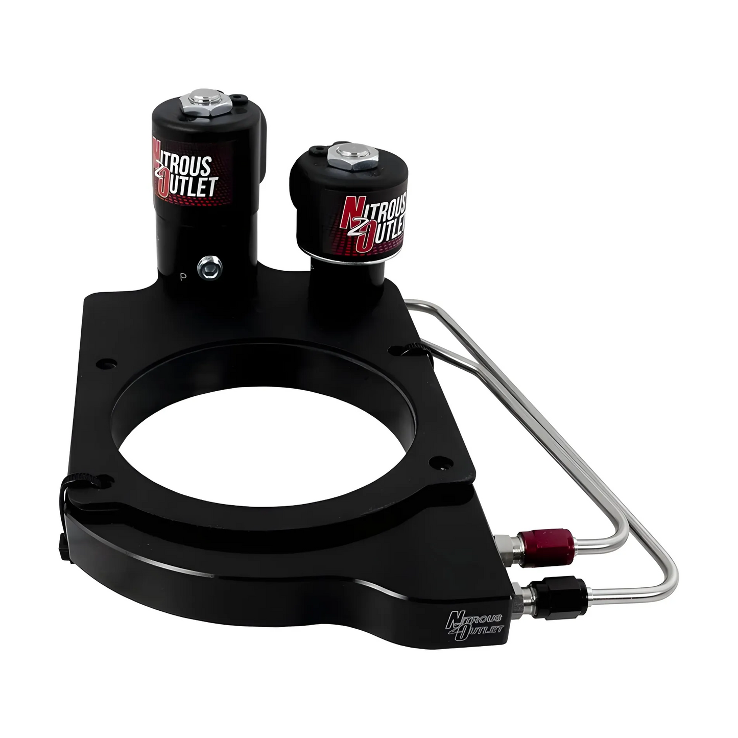 Holley Hi-Ram 102mm Throttle Body Hard-line Plate Plate System - Drivers Side/Excludes Fuel Supply