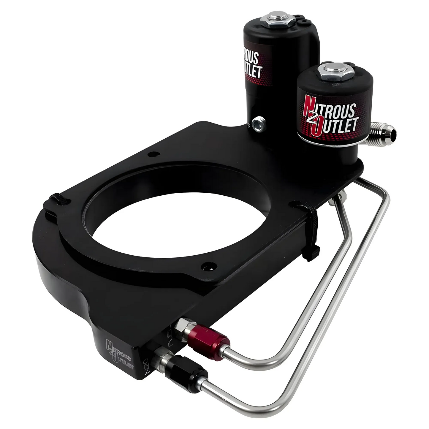 Holley Hi-Ram 102mm Throttle Body Hard-line Plate Plate System - Drivers Side/Excludes Fuel Supply