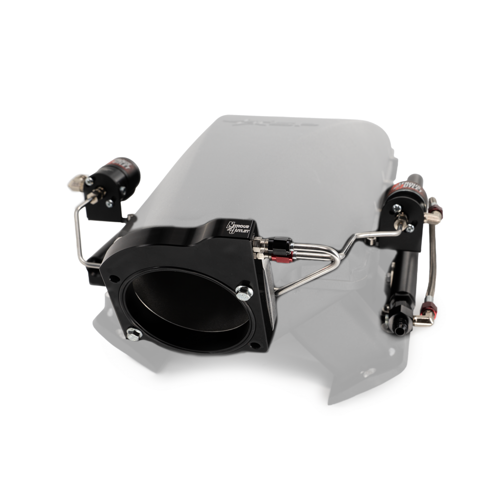 GM 102mm Texas Speed Titan LR-T, SR-1, SR-3, SR-7 Intake Hard-line Plate System - Gas/E85 (5-55psi)(50-200HP)