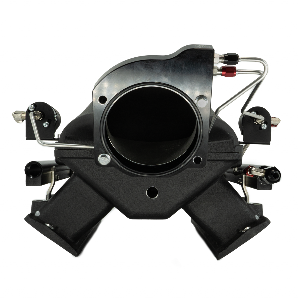 GM 102mm Texas Speed Titan LR-T, SR-1, SR-3, SR-7 Intake Hard-line Plate System - Gas/E85 (5-55psi)(50-200HP)