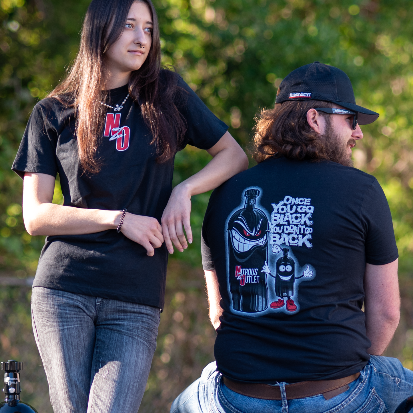 "Once You Go Black You Don't Go Back" T-Shirt - Black