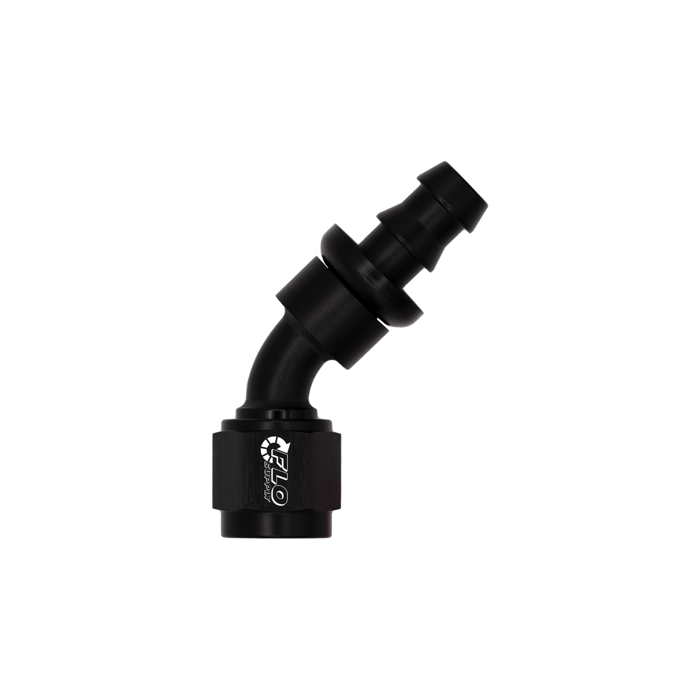 AN Push-On 45 Degree Swivel Hose End
