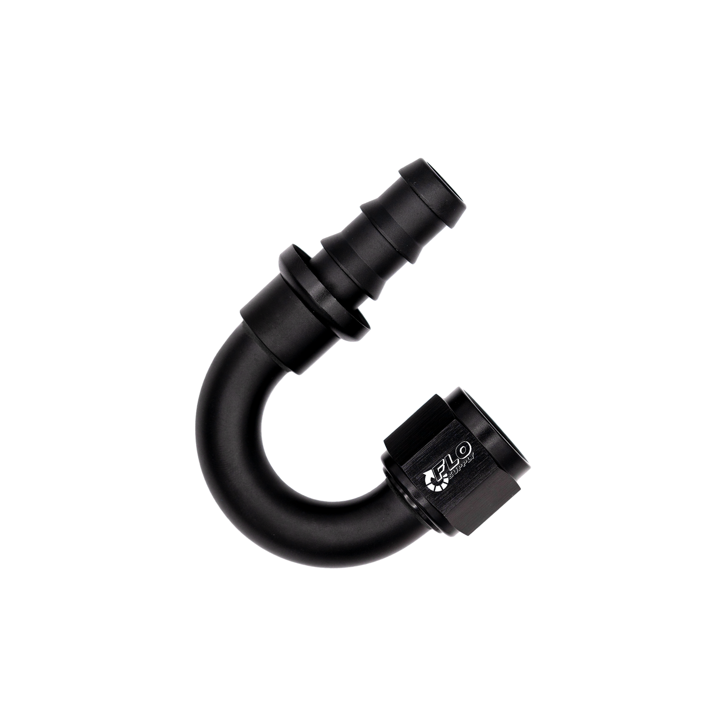 AN Push-On 180 Degree Swivel Hose End