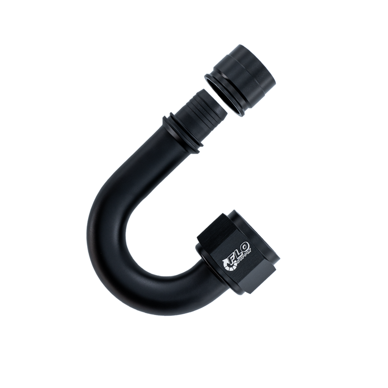 PTFE Crimp 180 Degree Swivel Hose End