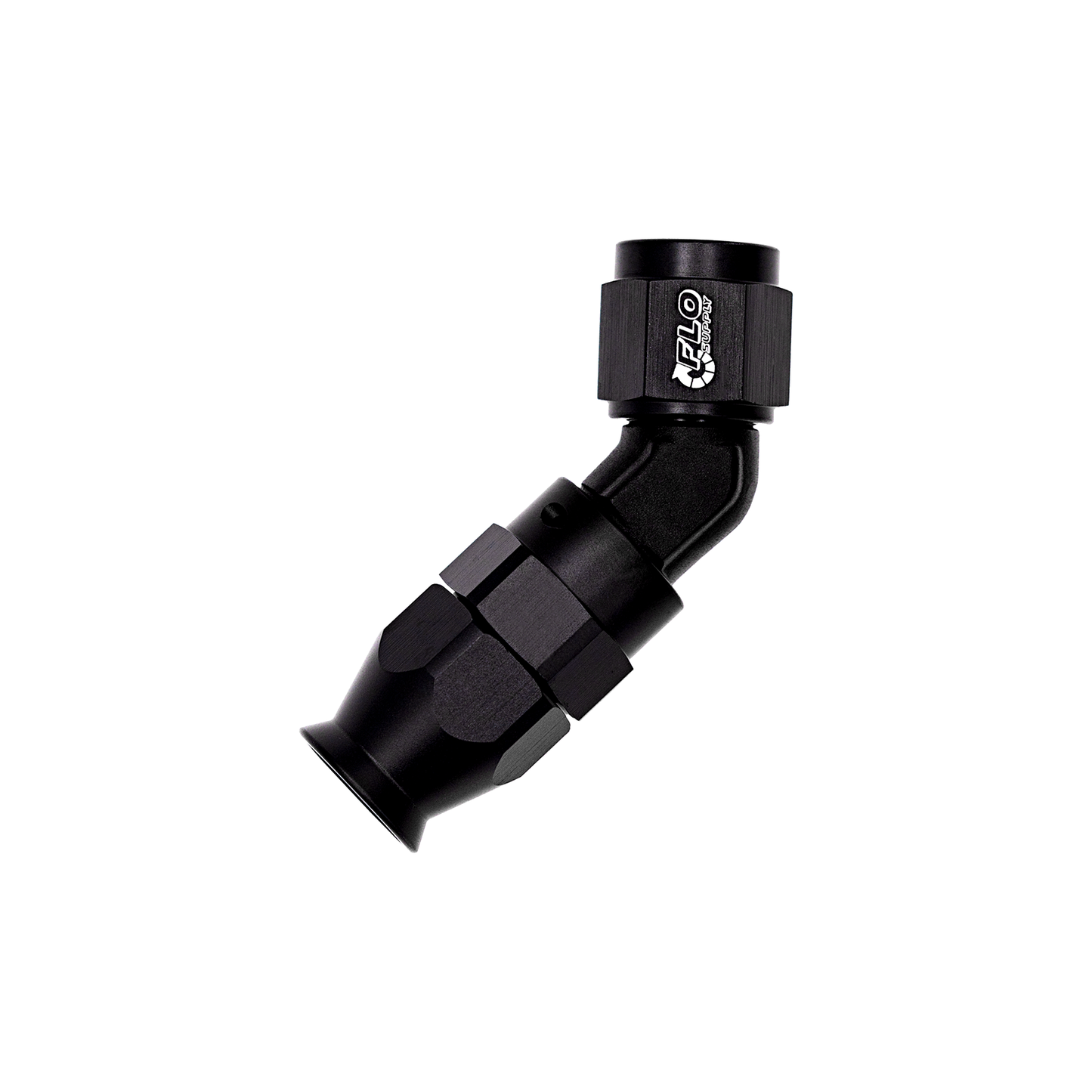 AN PTFE 45 Degree Swivel Forged Hose End