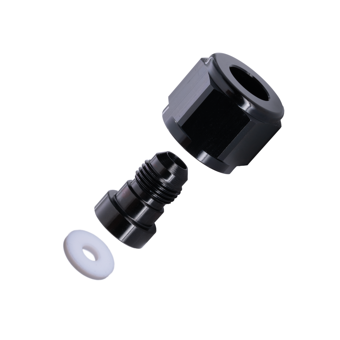 CO2 Bottle Valve Nut to Nipple Assembly