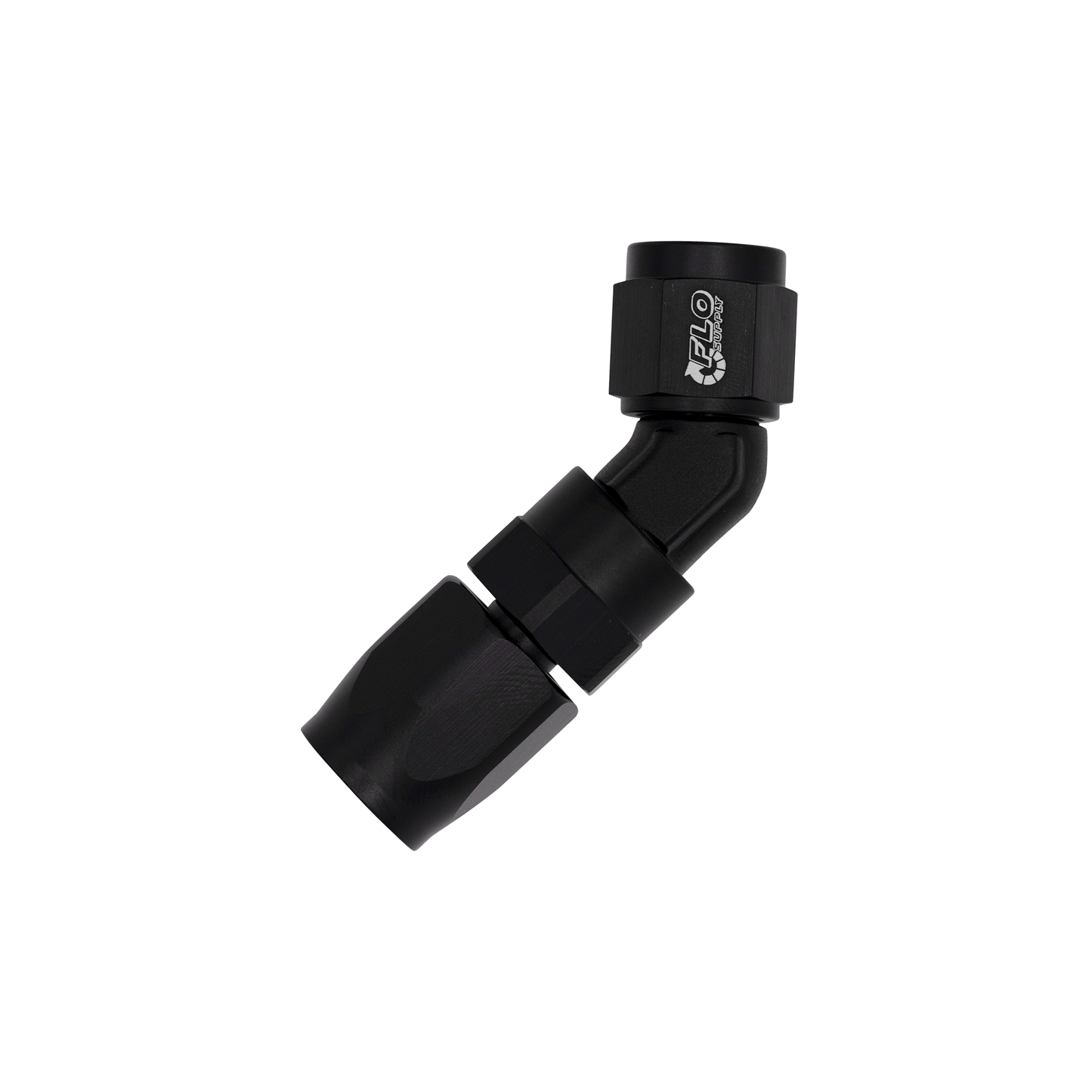 AN EZ Connect Forged 45 Degree Swivel Forged Hose End