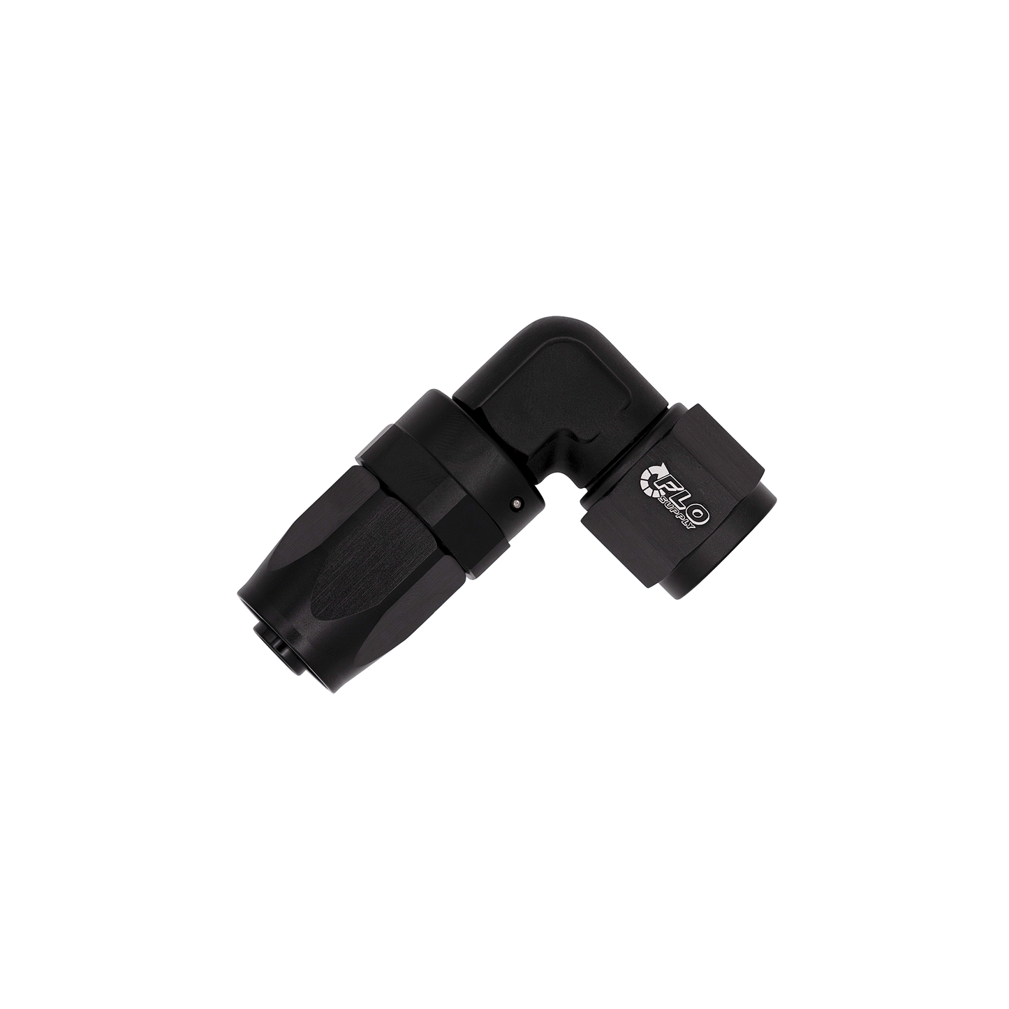 AN EZ Connect Forged 90 Degree Swivel Forged Hose End