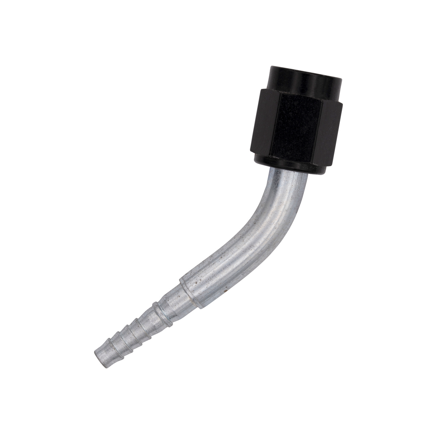 AN 45 Degree Crimped Female Hose End - Colored B-Nuts