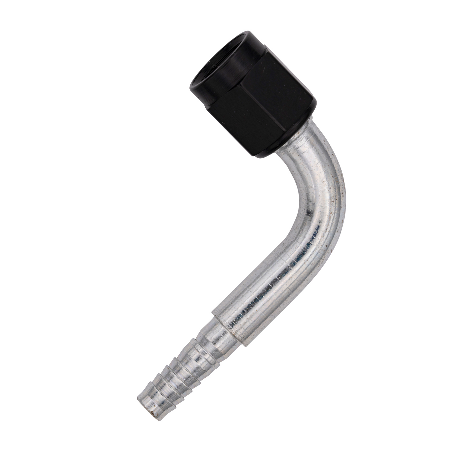 AN 90 Degree Crimped Female Hose End - Colored B-Nuts