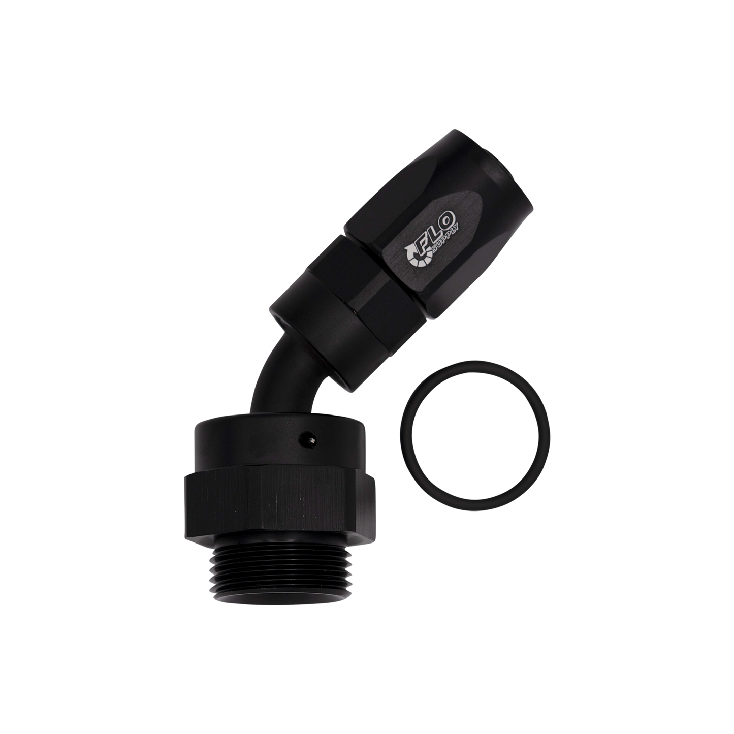 M22 ORB 45 Degree To AN EZ Connect Hose End