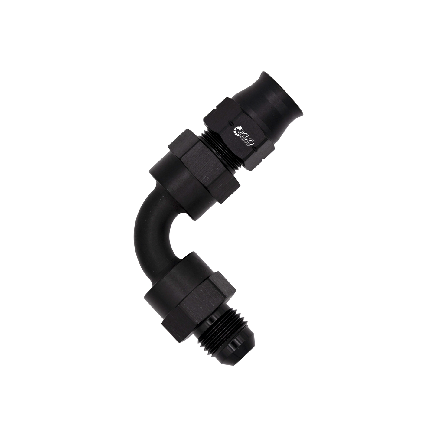 Tube to AN Male Adapter - 90 Degree