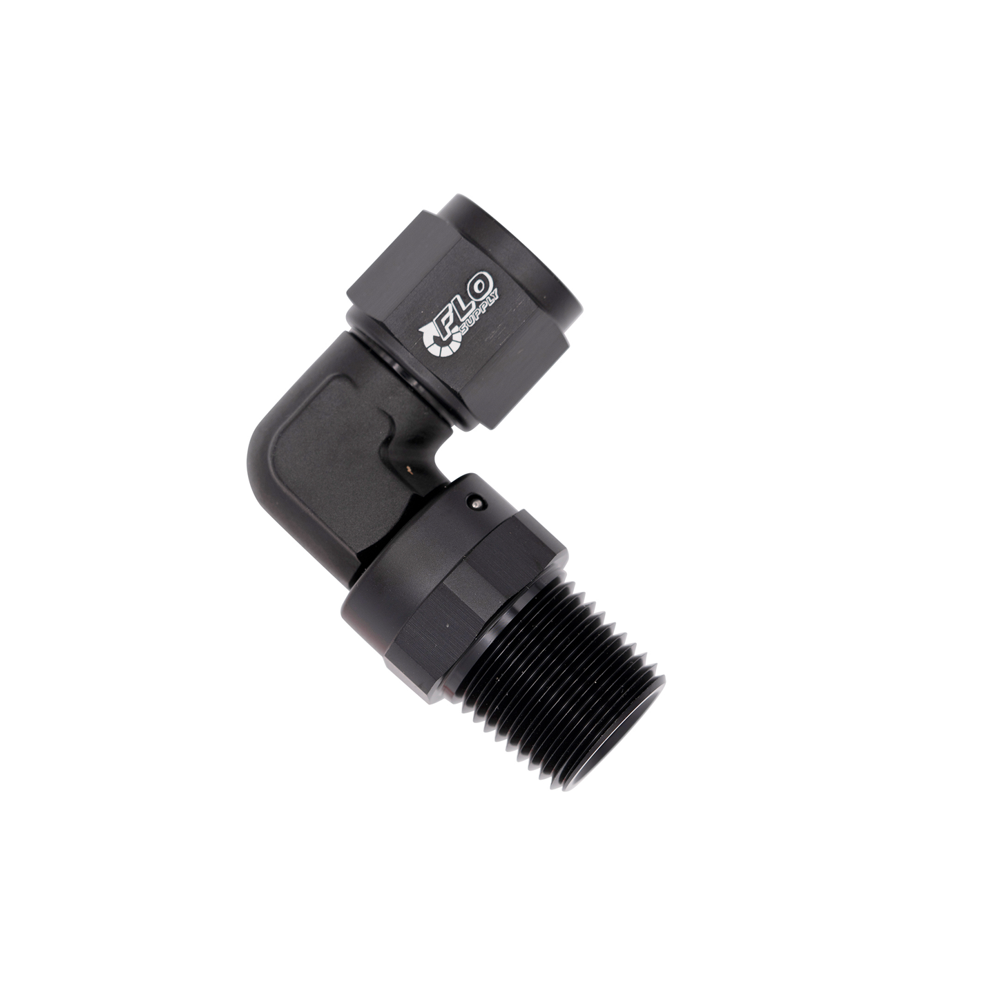 NPT 90 Degree Male To AN Female Swivel Adapter
