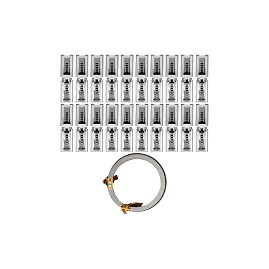 Roll of Stainless Steel Hose Band With 10 Clamps