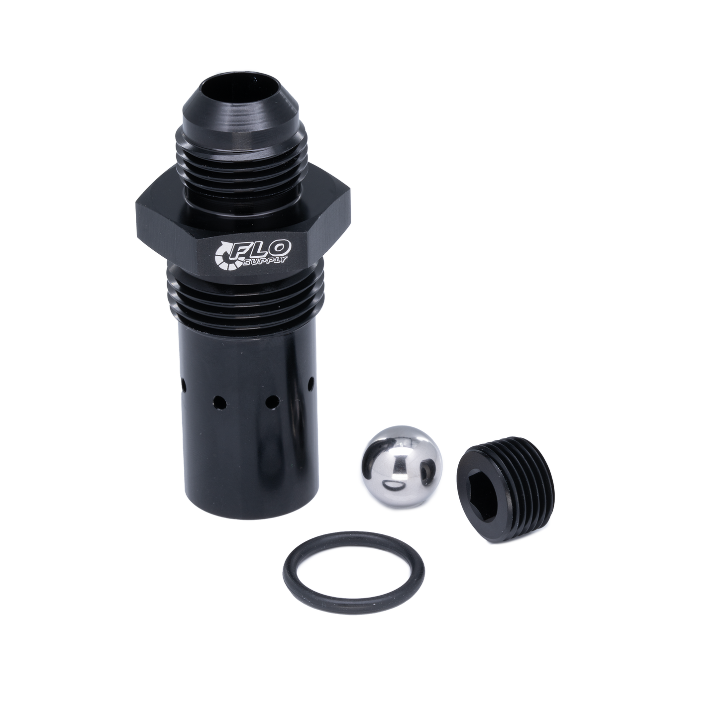 Roll Over Tank Vent - 12AN ORB Straight to AN Adapter