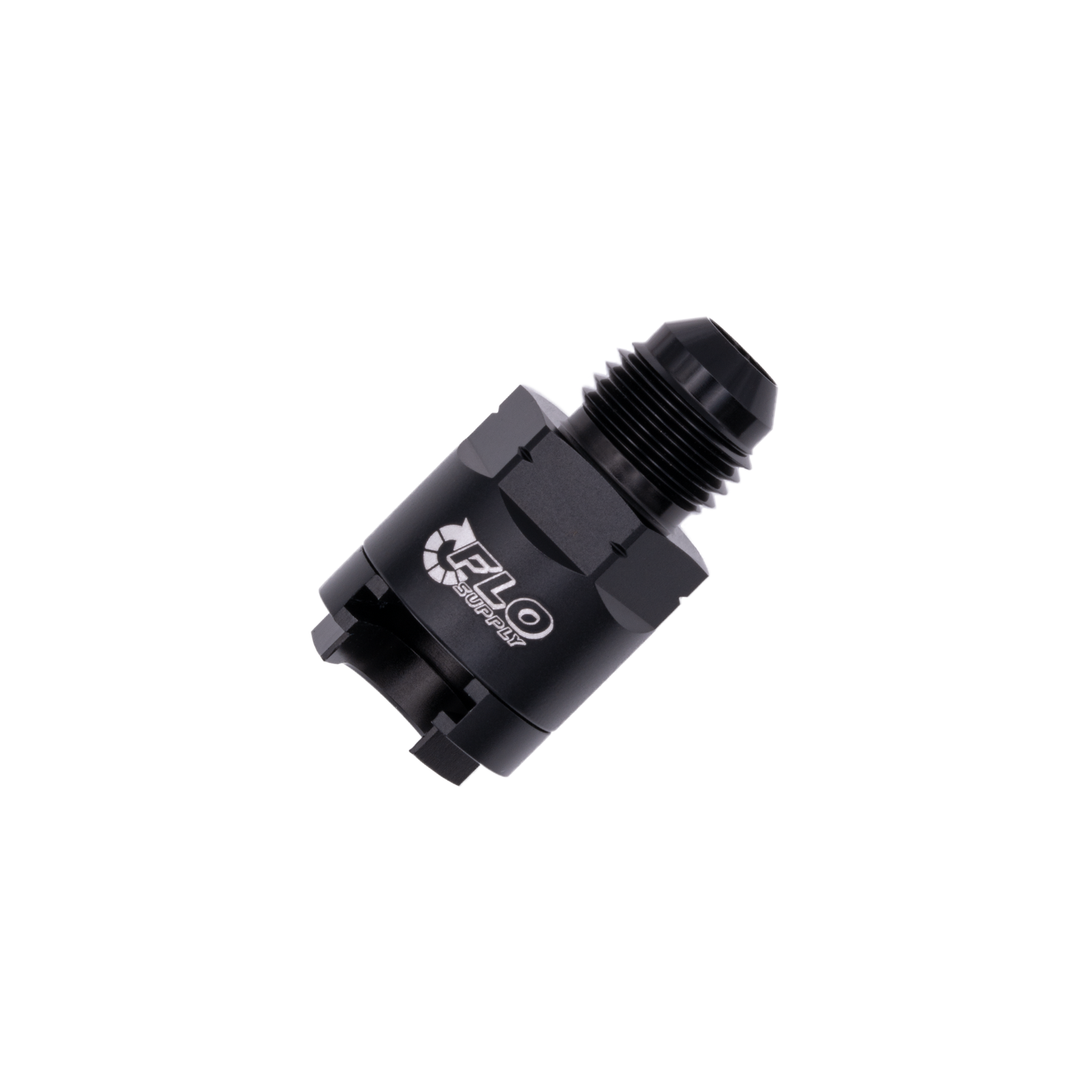 6AN x 3/8" Threaded Lock Fuel Adapter - Male/Female