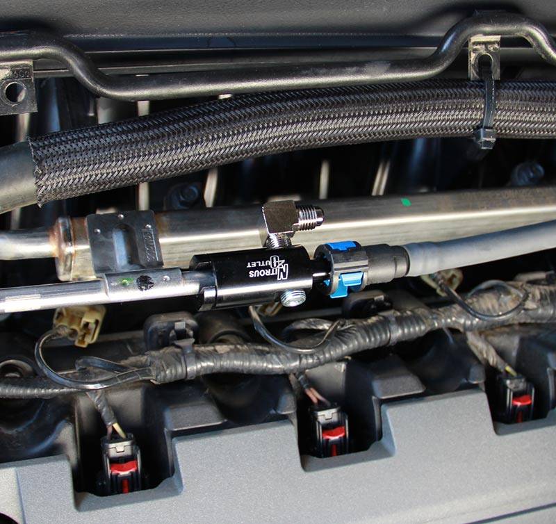 Nitrous Outlet 3/8" Inline Fuel Adapter Kit - Straight