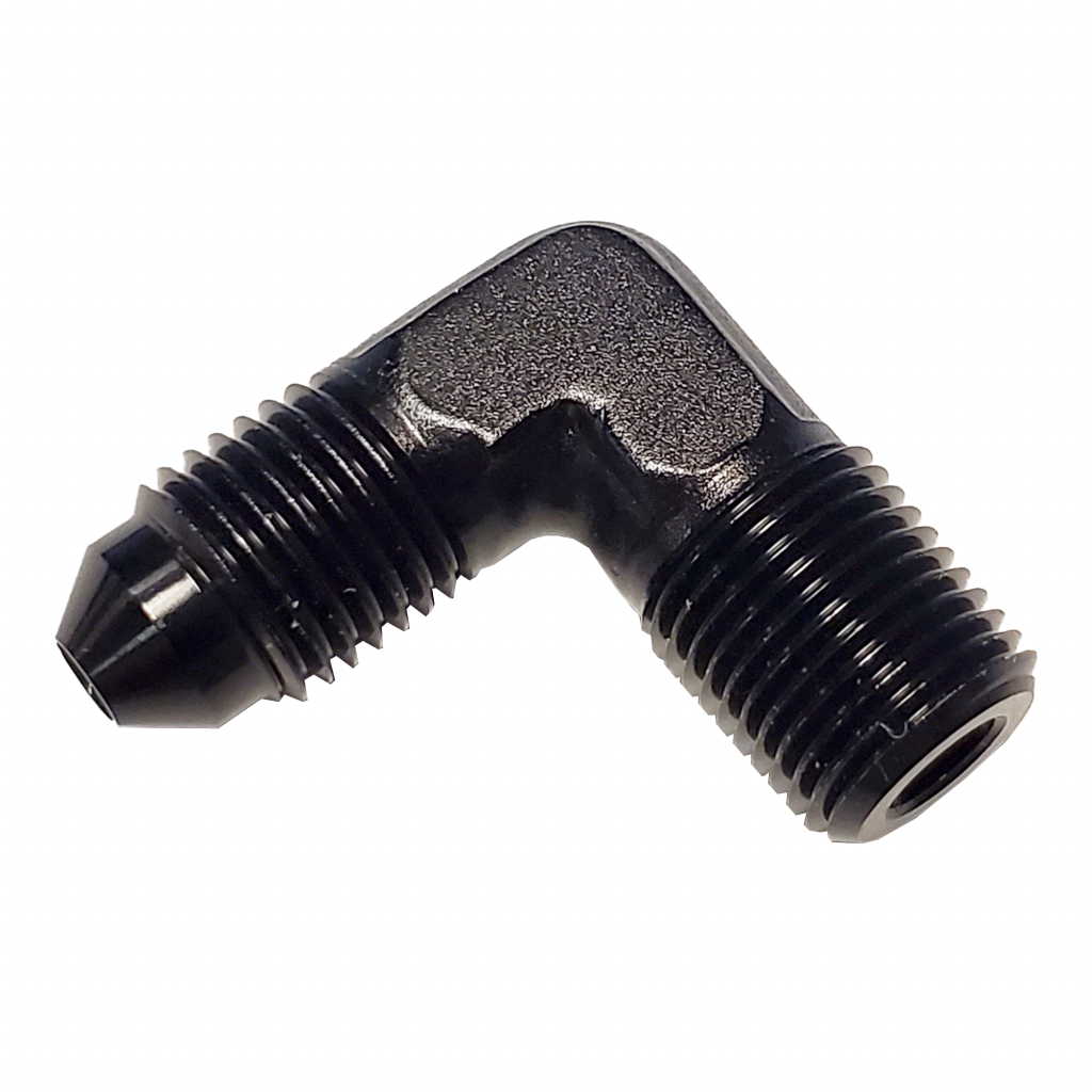 1/8" NPT x 3AN 90° Fitting - Male/Male
