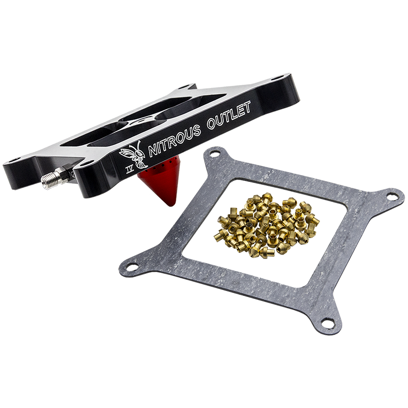 Stinger 4 Race Dry 4150 Deep Break Solenoid Forward Nitrous Plate Conversion