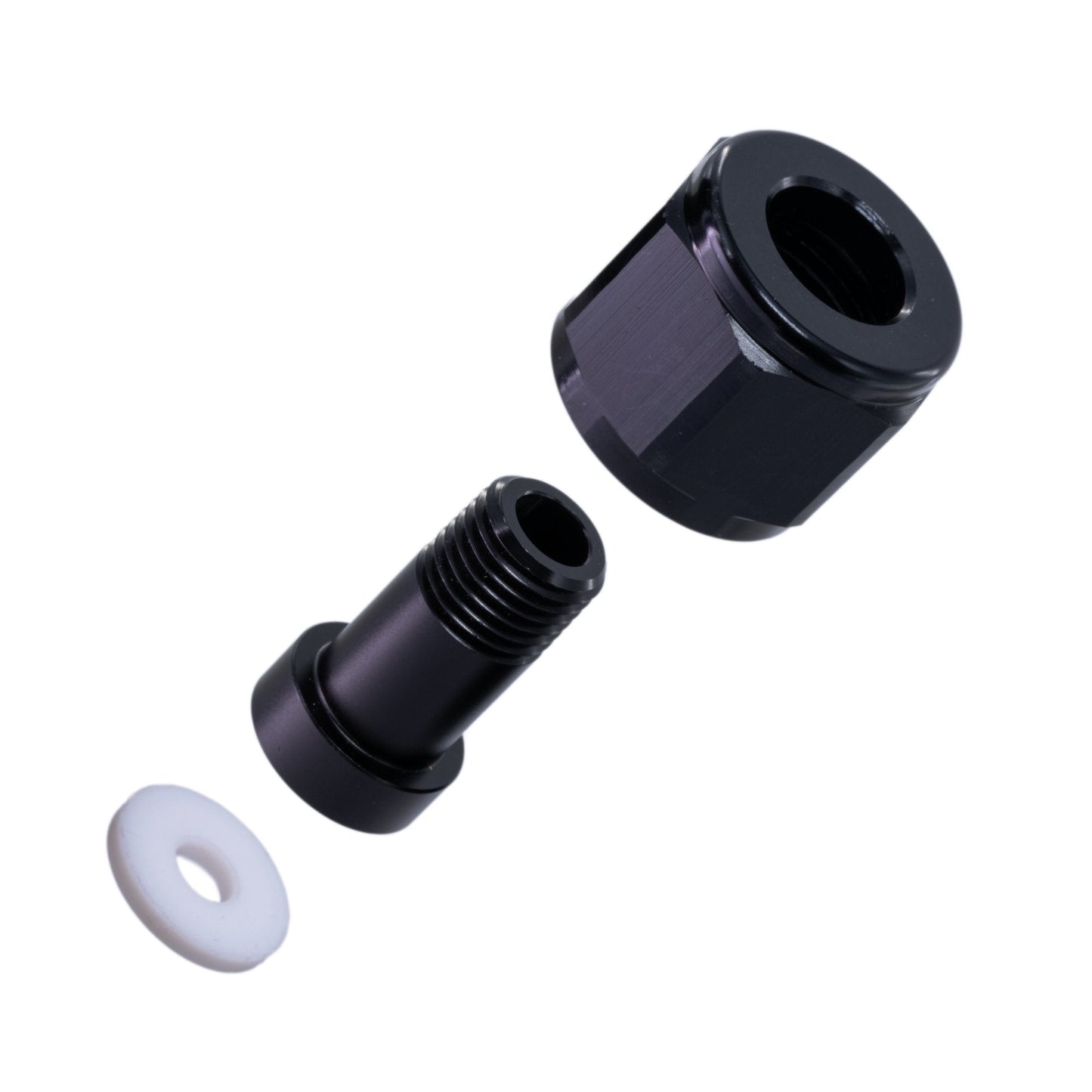 CO2 Bottle Valve Nut to Nipple Assembly - CGA 320 to 1/4 NPT