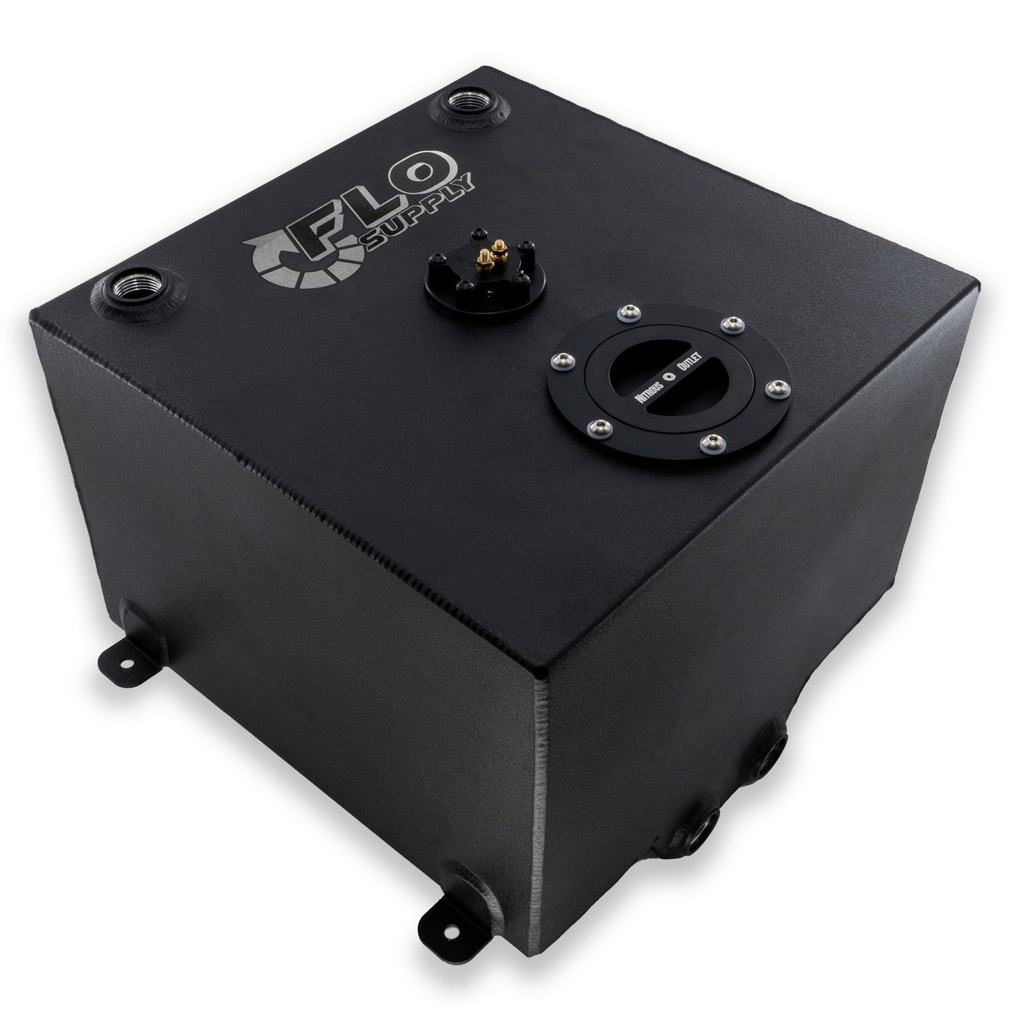 Flo Supply Universal Fuel Cell With Fuel Level Sensor - 10 Gallon/12AN Female ORB Bungs