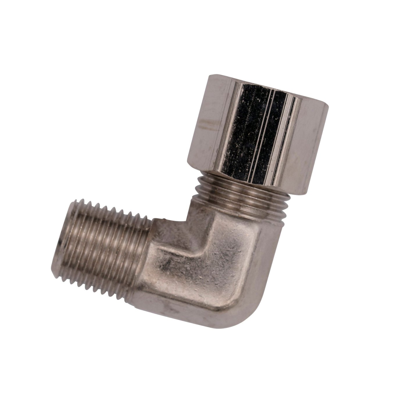 1/8" x 1/4" Compression 90 Degree Fitting
