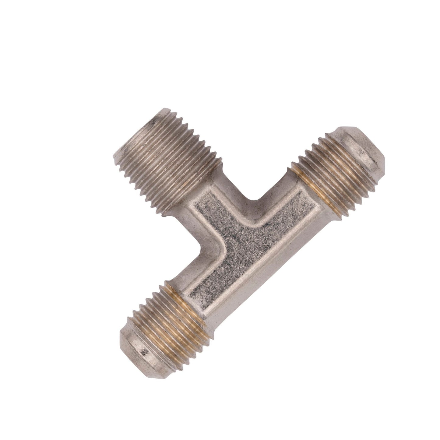 1/8" NPT x 3AN x 3AN Branch Tee Fitting - Male/Male/Male