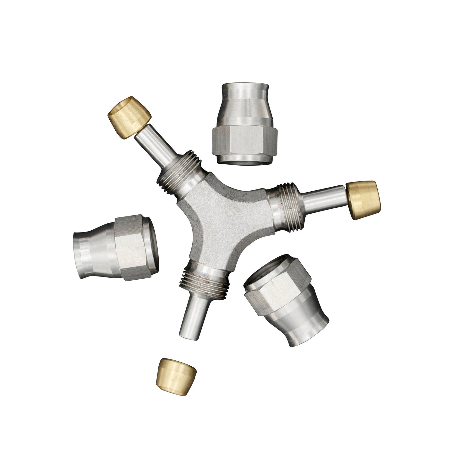AN Female Y Hose End Block