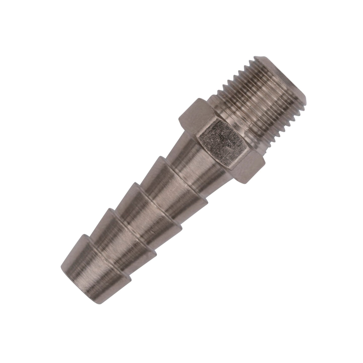 1/8" NPT x 5/16" Straight Hose Barb Fitting - Male/Male