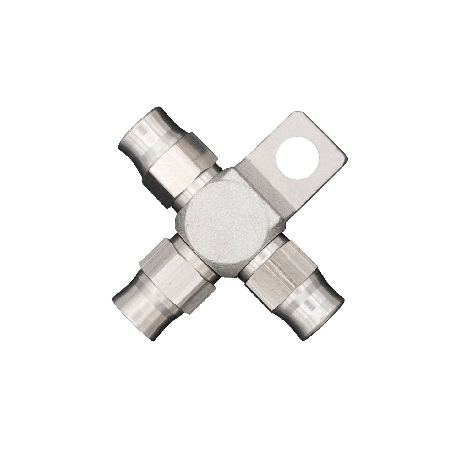 3AN Hose End Tee Block With Mounting Tab