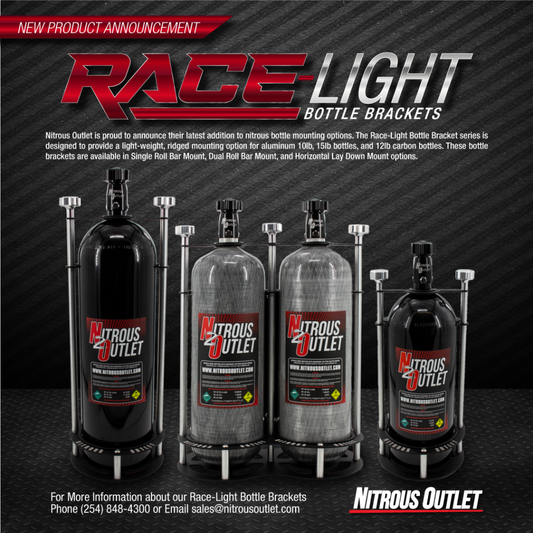 Nitrous Outlet's New Race-Light Bottle Bracket Line!