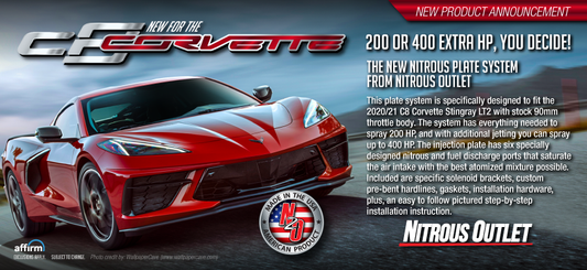 Nitrous Outlet 2020 C8 Corvette Nitrous System & Accessories!