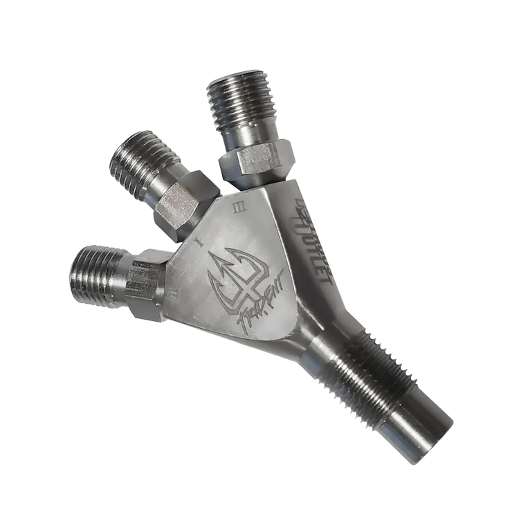 1/8" Straight Discharge Dry Three Stage Trident Ti