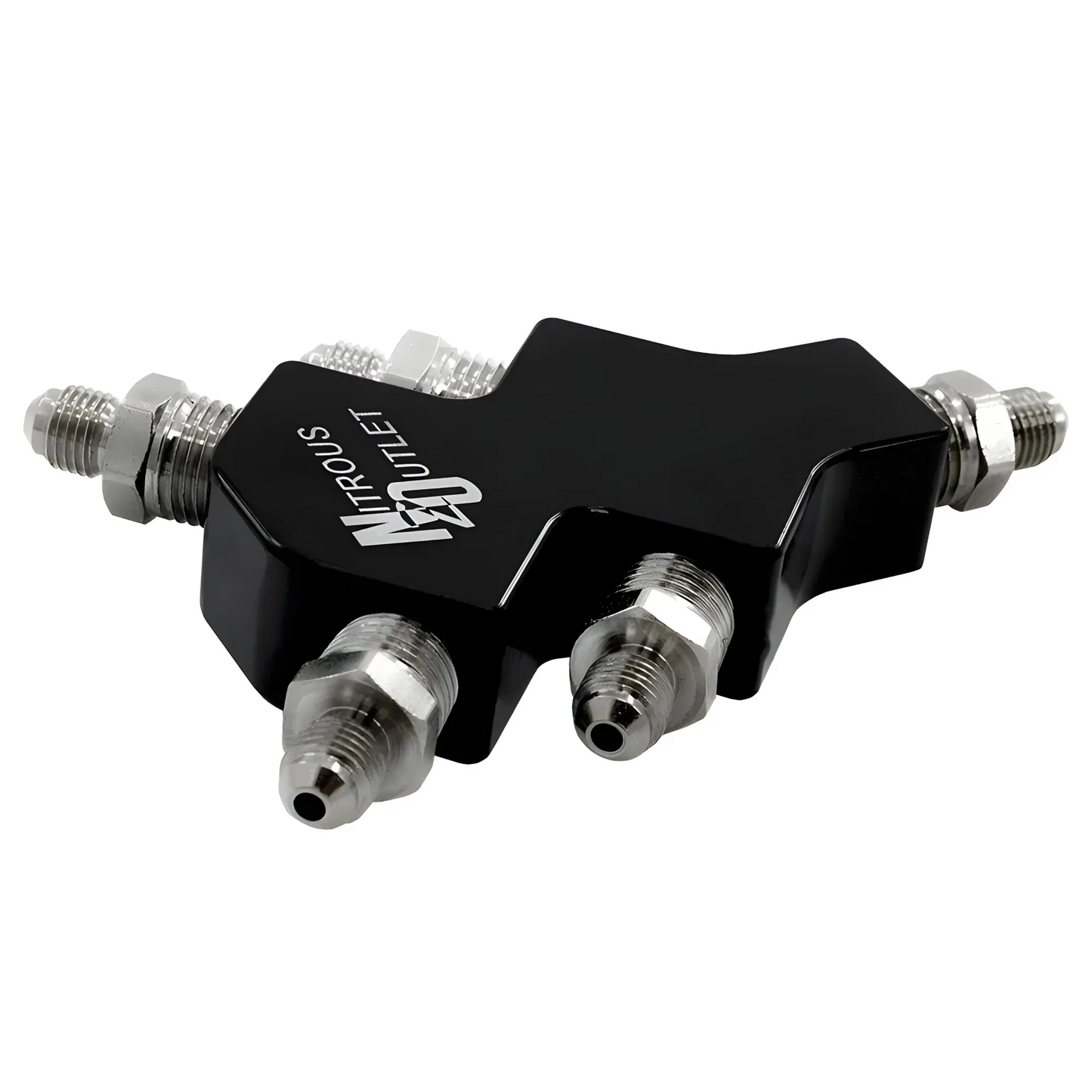 Nitrous Outlet 4-Way 3AN High Flow Stacked Y Distribution Block