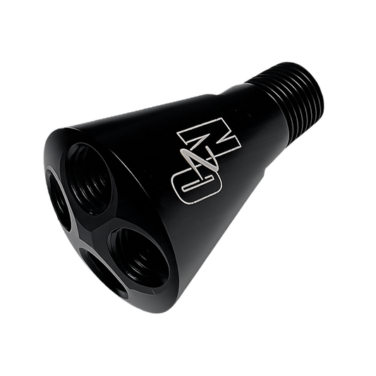Nitrous Outlet Compact 1 in 4 out High Flow Shower Head Distribution Block
