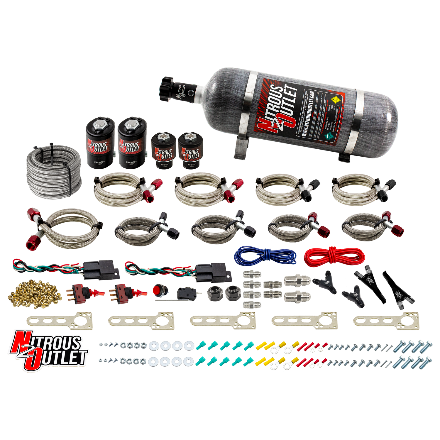 Ford EFI Dual Stage Single Nozzle System – Nitrous Outlet