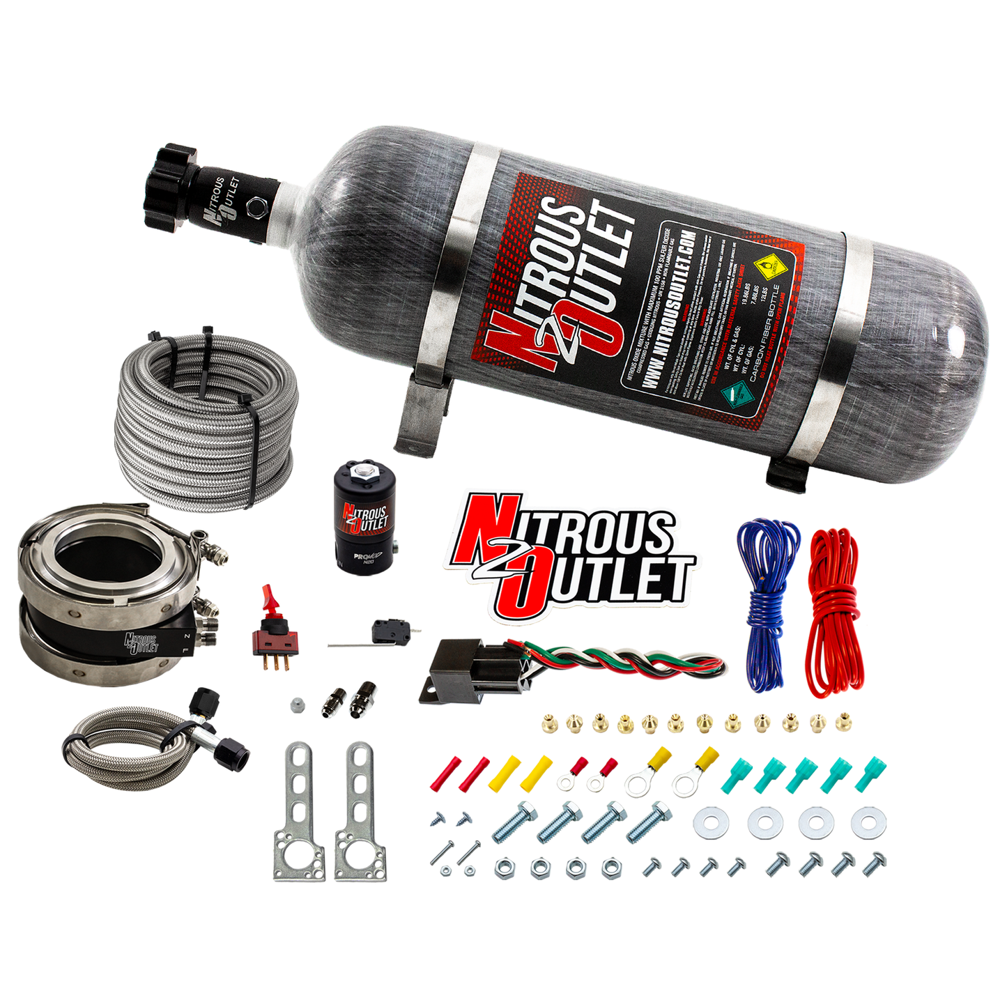 Nitrous Outlet Interspooler 4" Dry Nitrous Plate System